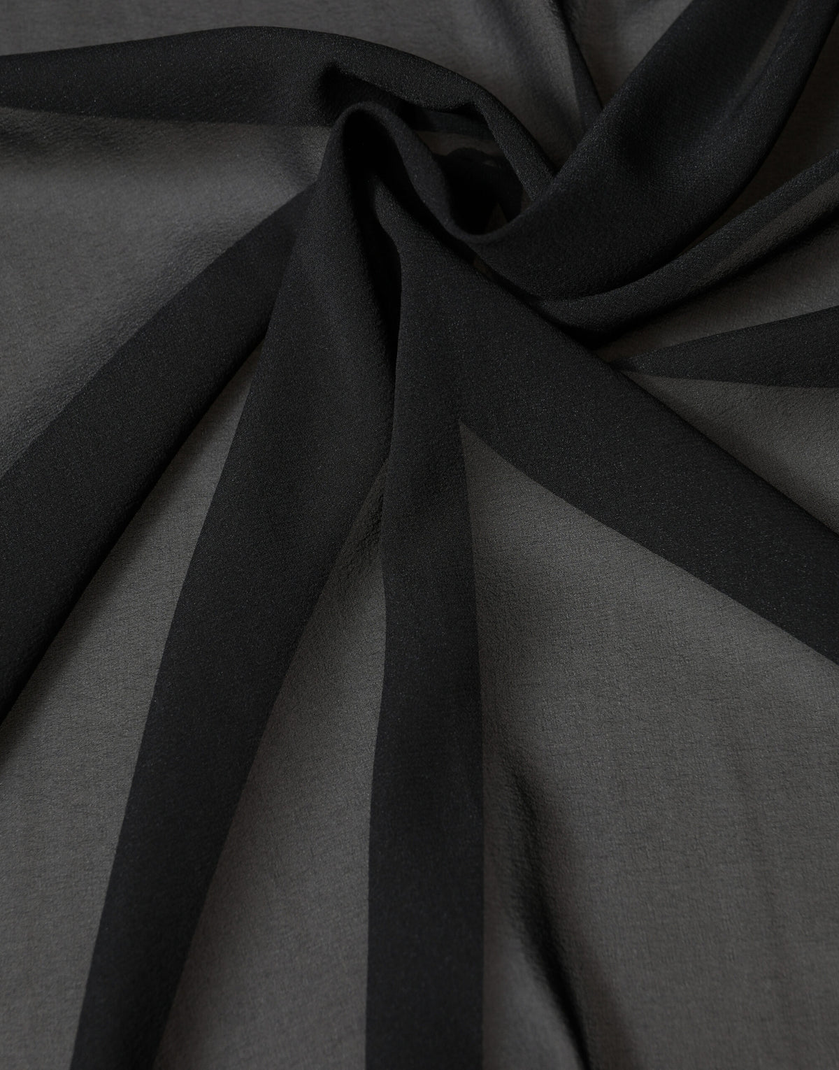 Black Silk Neck Wrap Shawl Stole 200cm x 64cm Scarf