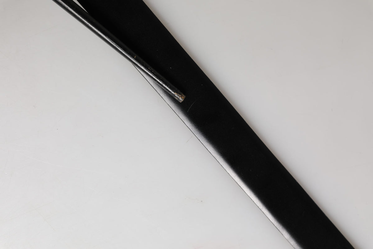 Men Black Classic Leather Metal Buckle Belt