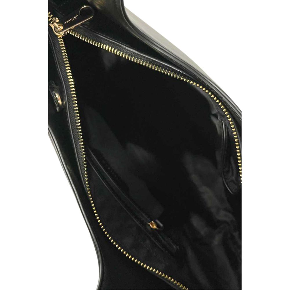 Black PU Women Shoulder Bag