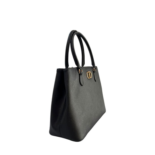 Yellow Polyurethane Women Shoulder Bag