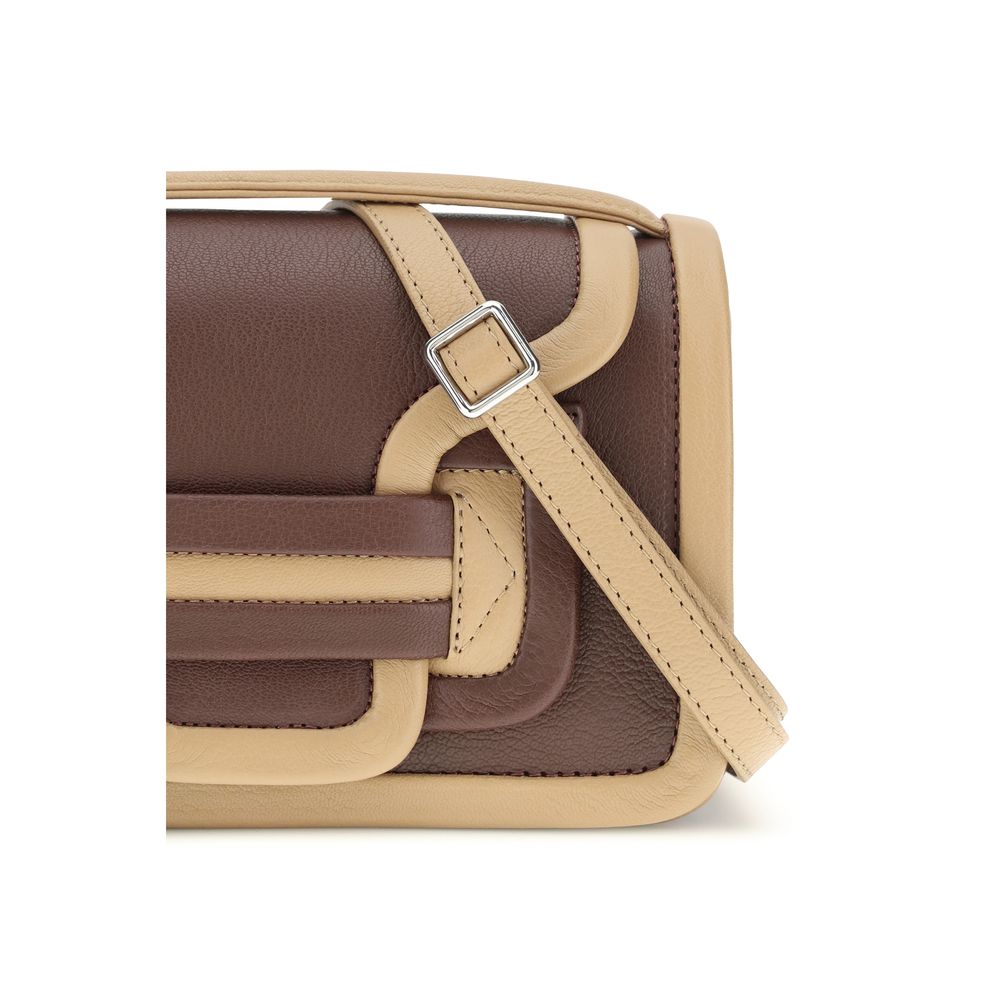Brown Leather Shoulder Bag