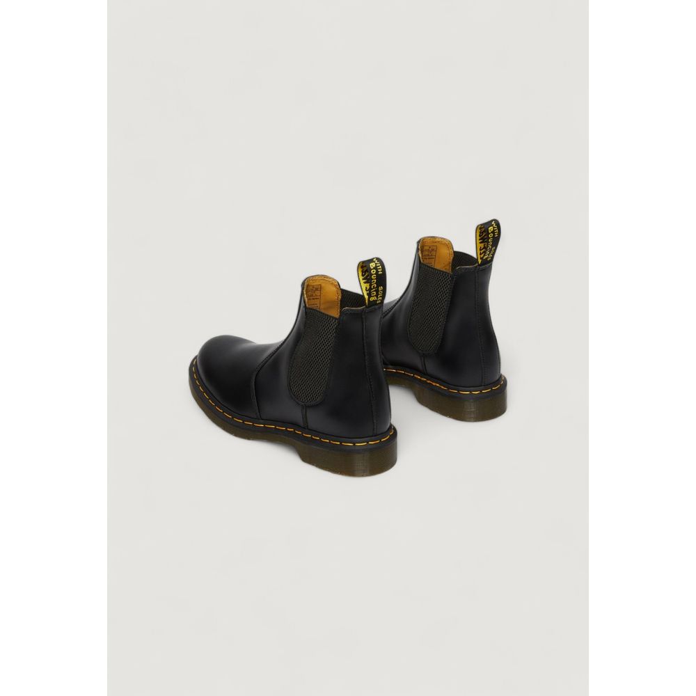 Black Leather Ankle Boots