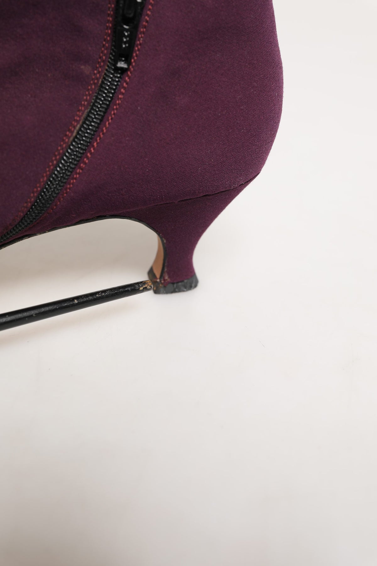 Purple Suede AnkleBoots Shoes