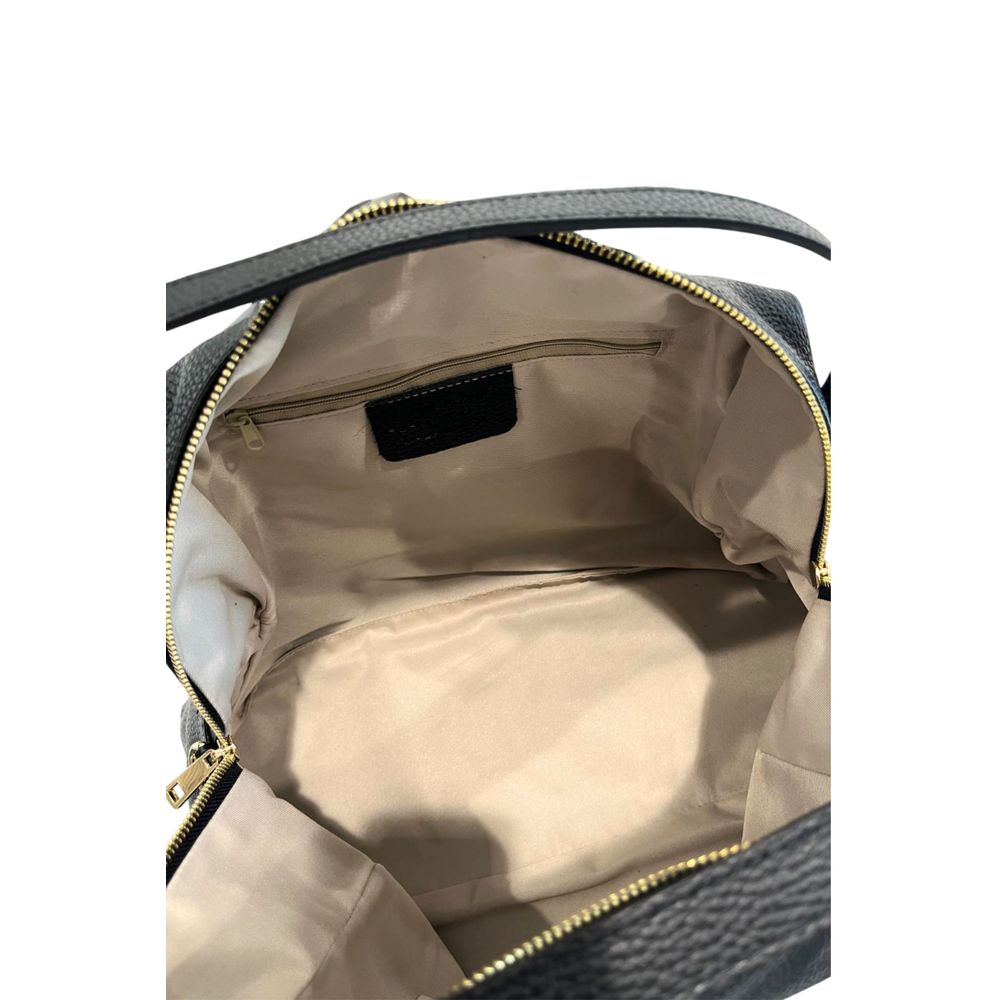 Black Leather Women Bag