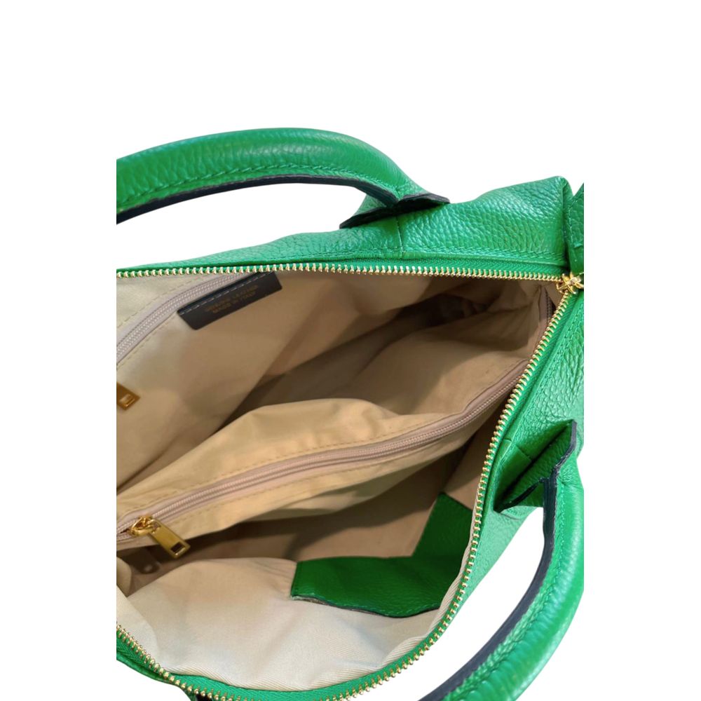 Green Leather Women Handbag