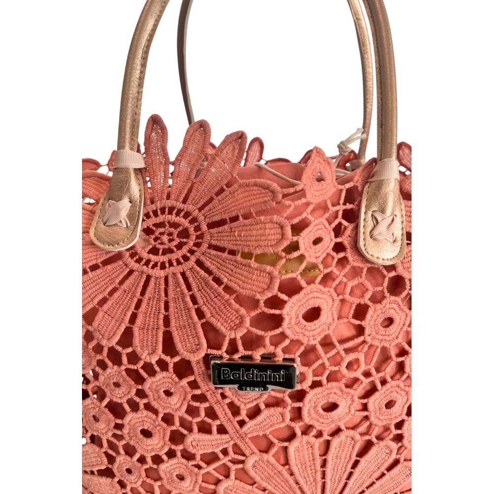 Pink PU Women Handbag