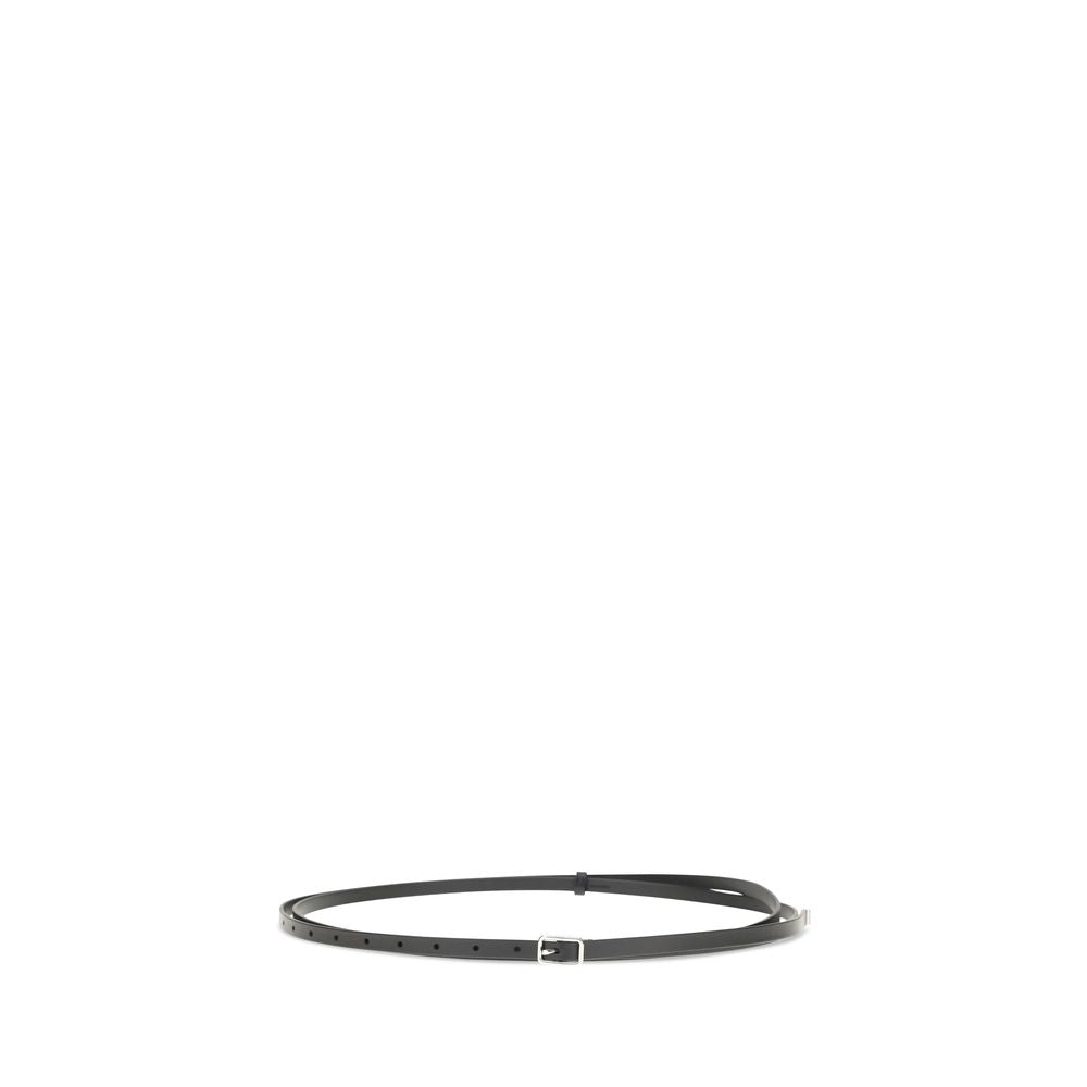 Black Calf Leather Bos Taurus Belt