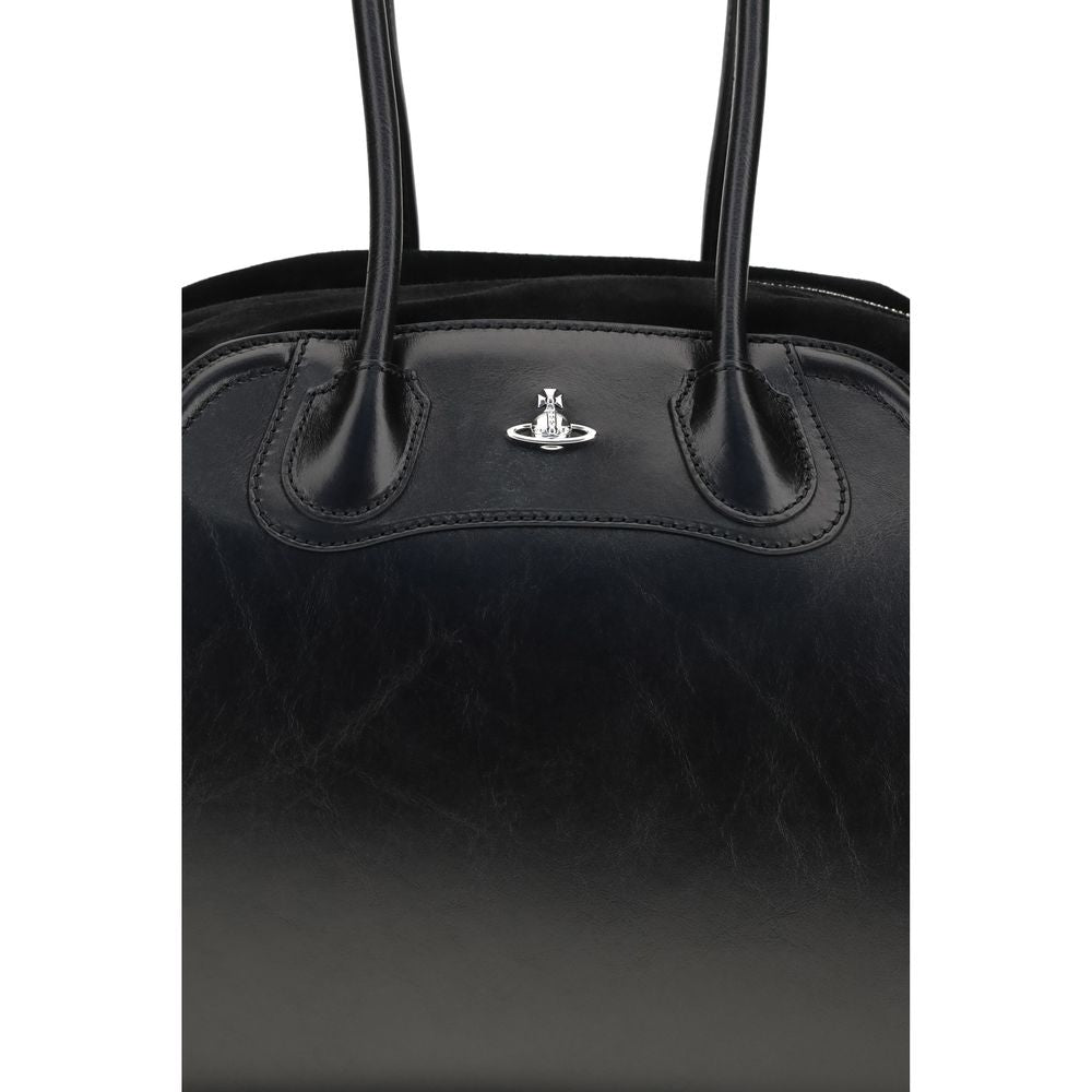 Black Calf Leather Bos Taurus Shoulder Bag