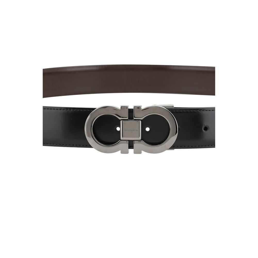 Black Calf Leather Bos Taurus Belt