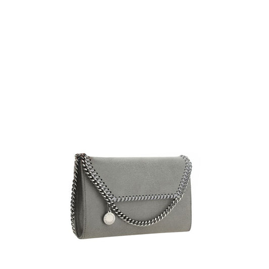 Gray Polyester Shoulder Bag