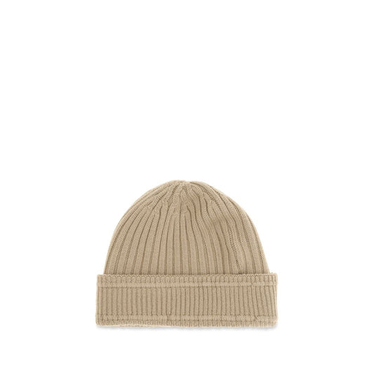 Beige Wool Oves Aries Beanie