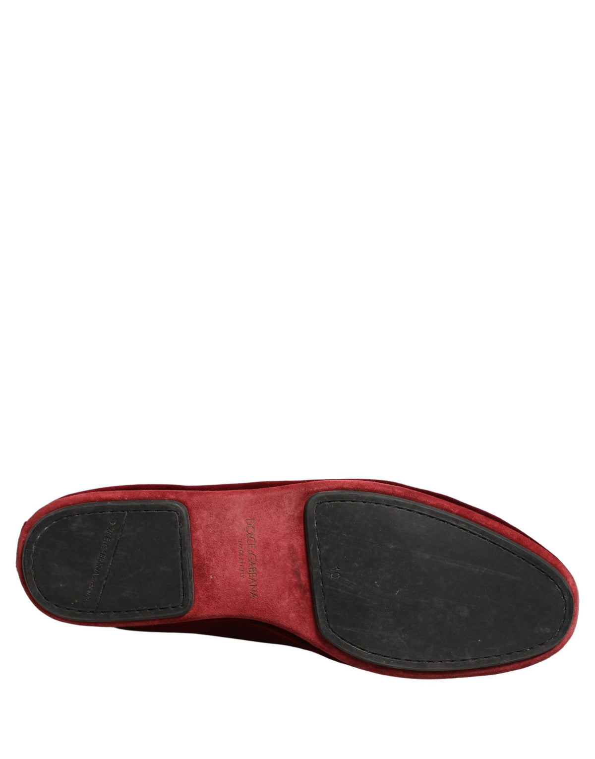 Maroon Velvet Slip On Men Flats Loafers Shoes