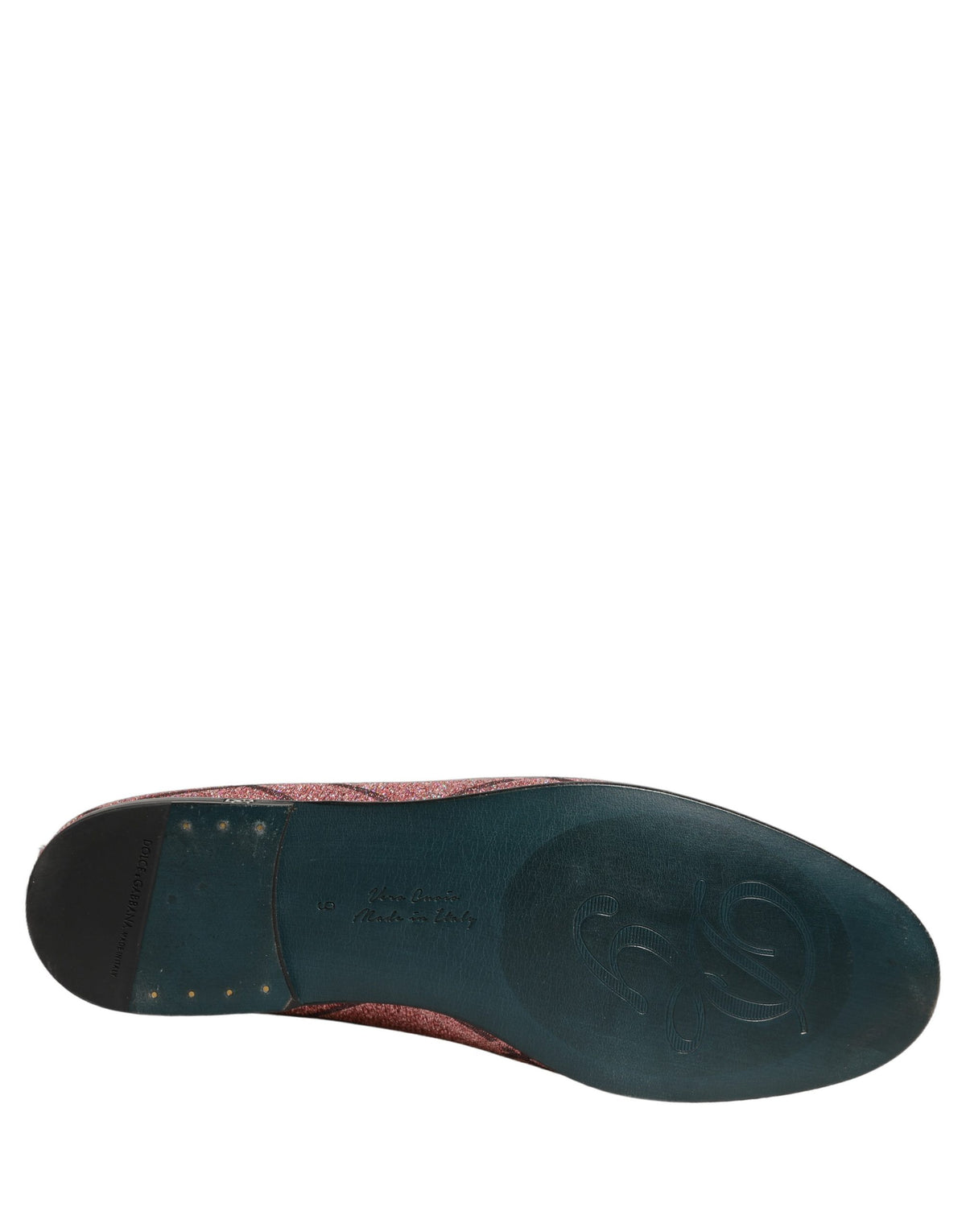 Pink Check Glitter Lurex Logo Loafers Shoes