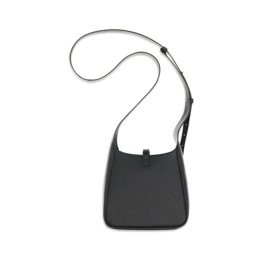 Black Calf Leather Bos Taurus Shoulder Bag