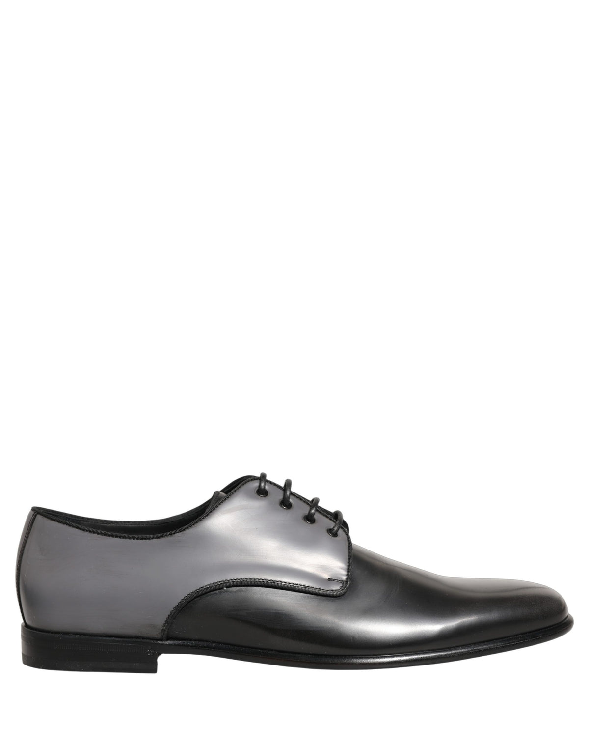 Black Leather Men Derby Dress Formal Shoes
