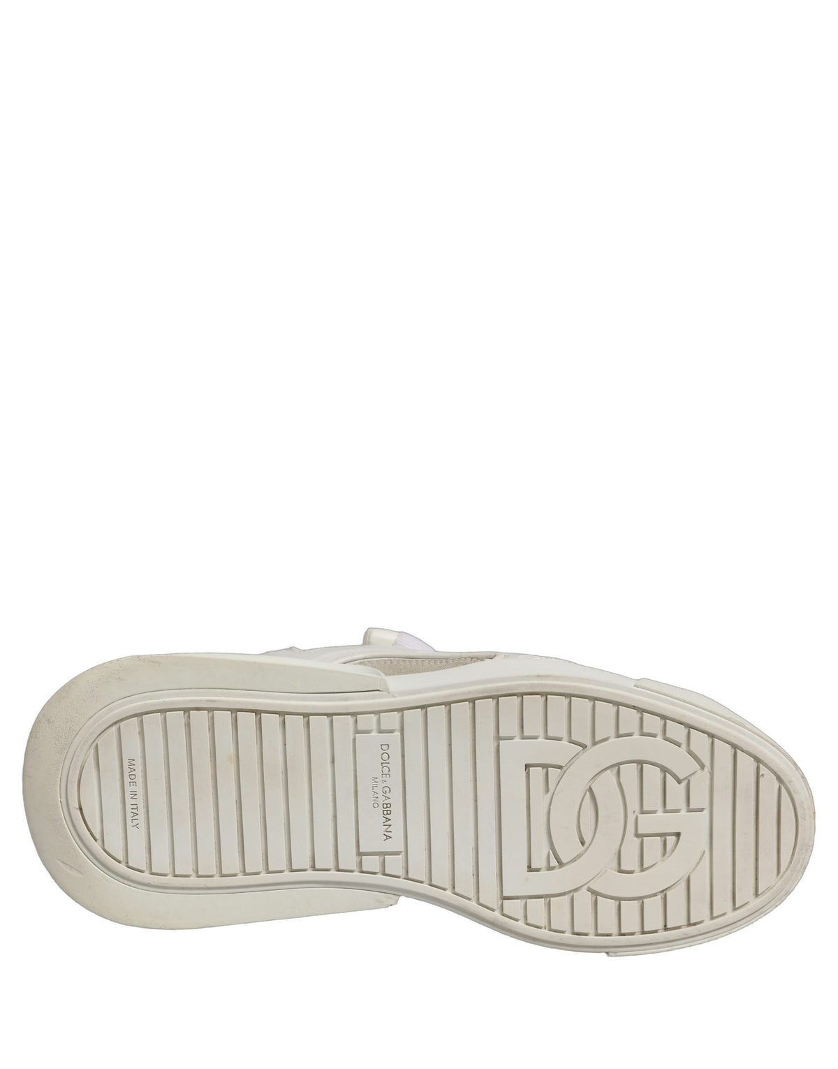 White Leather Portofino Space Sneakers Shoes