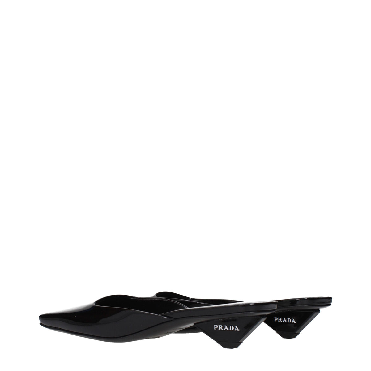Black Leather Flat Sandals