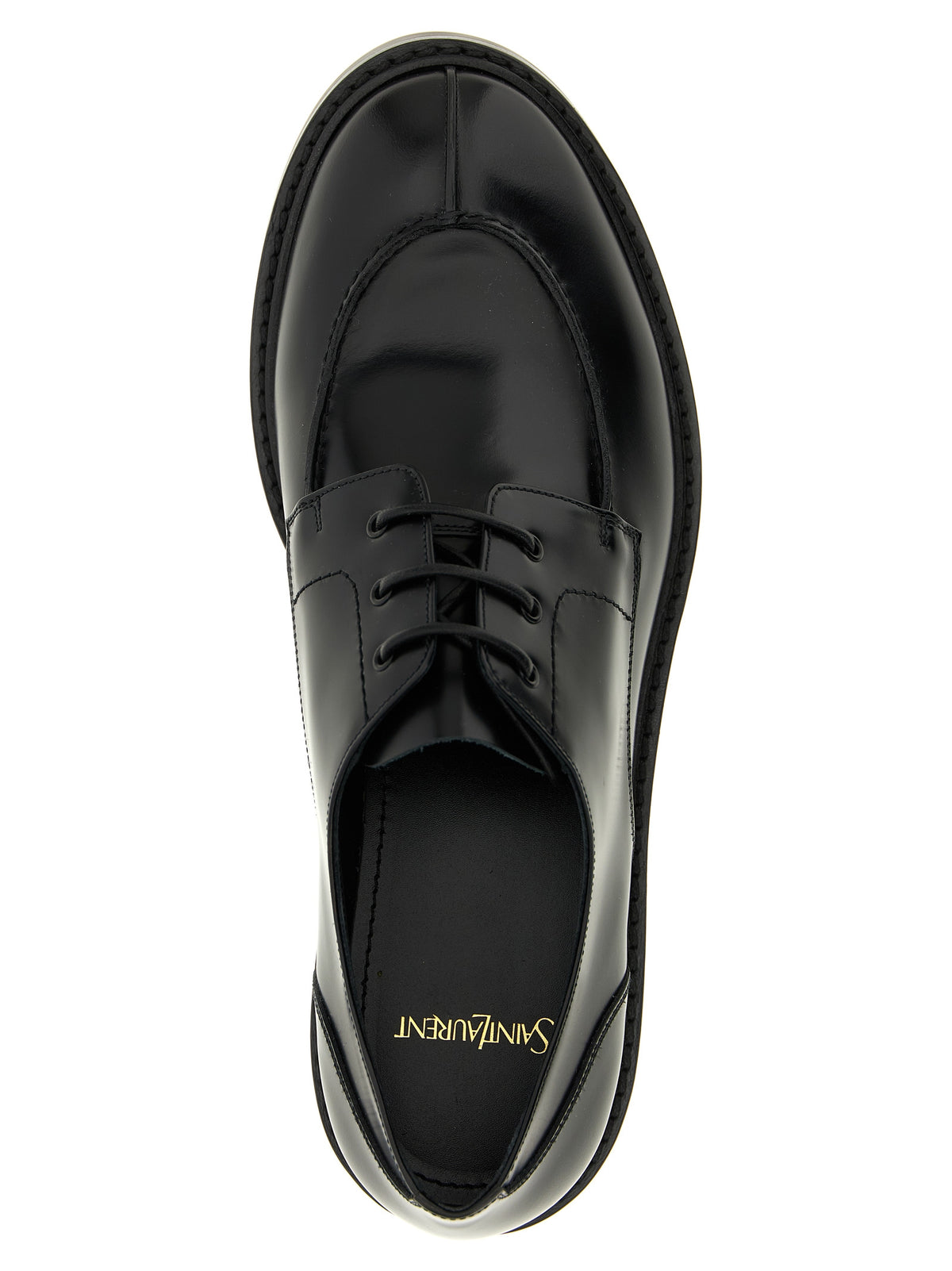 Black Calfskin Oxfords And Derbies