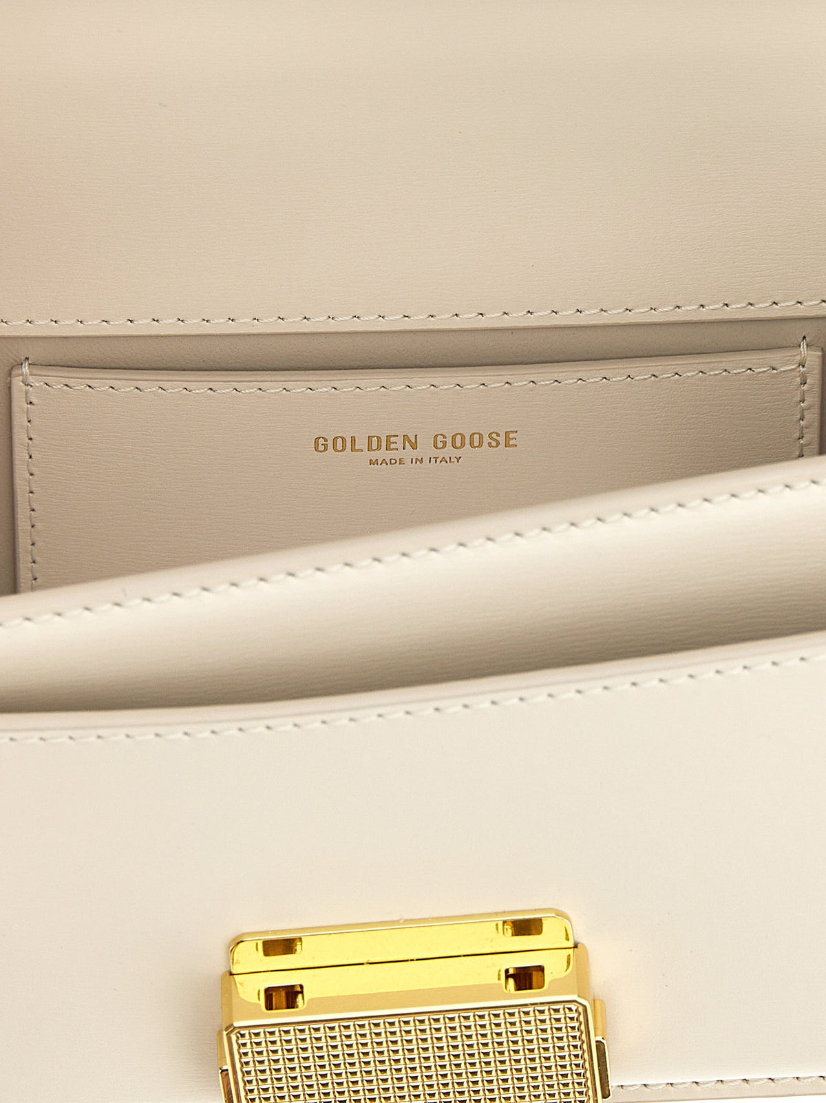 White Cowhide Handbag