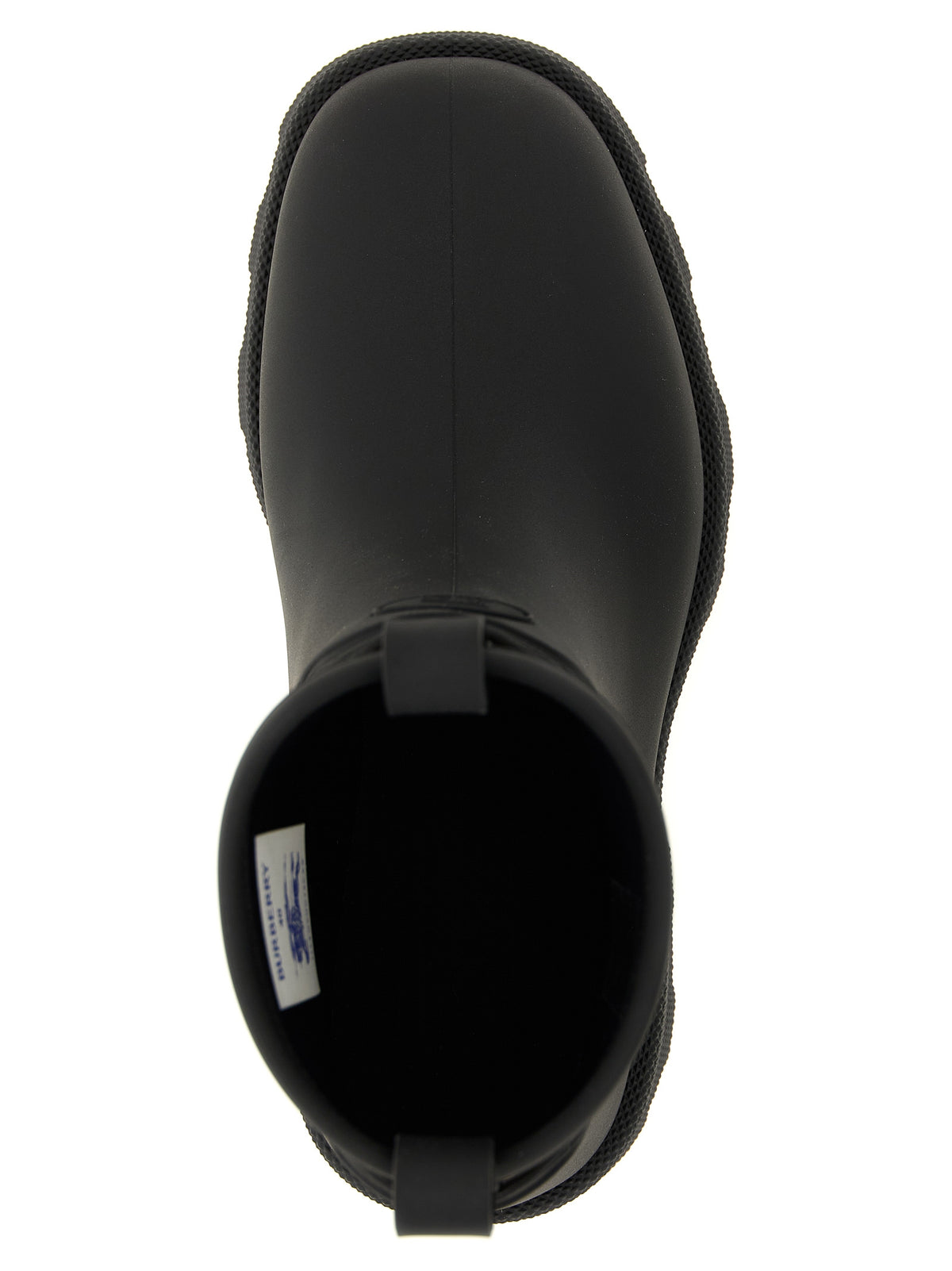 Black Rubber Ankle Boots