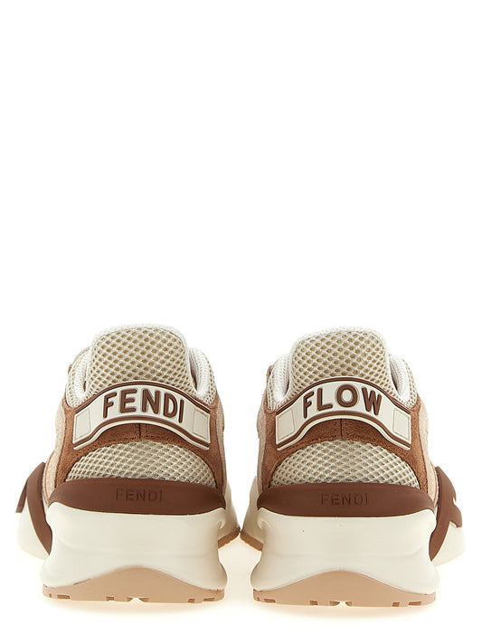 Multicolor Polyamide Athletic Sneakers