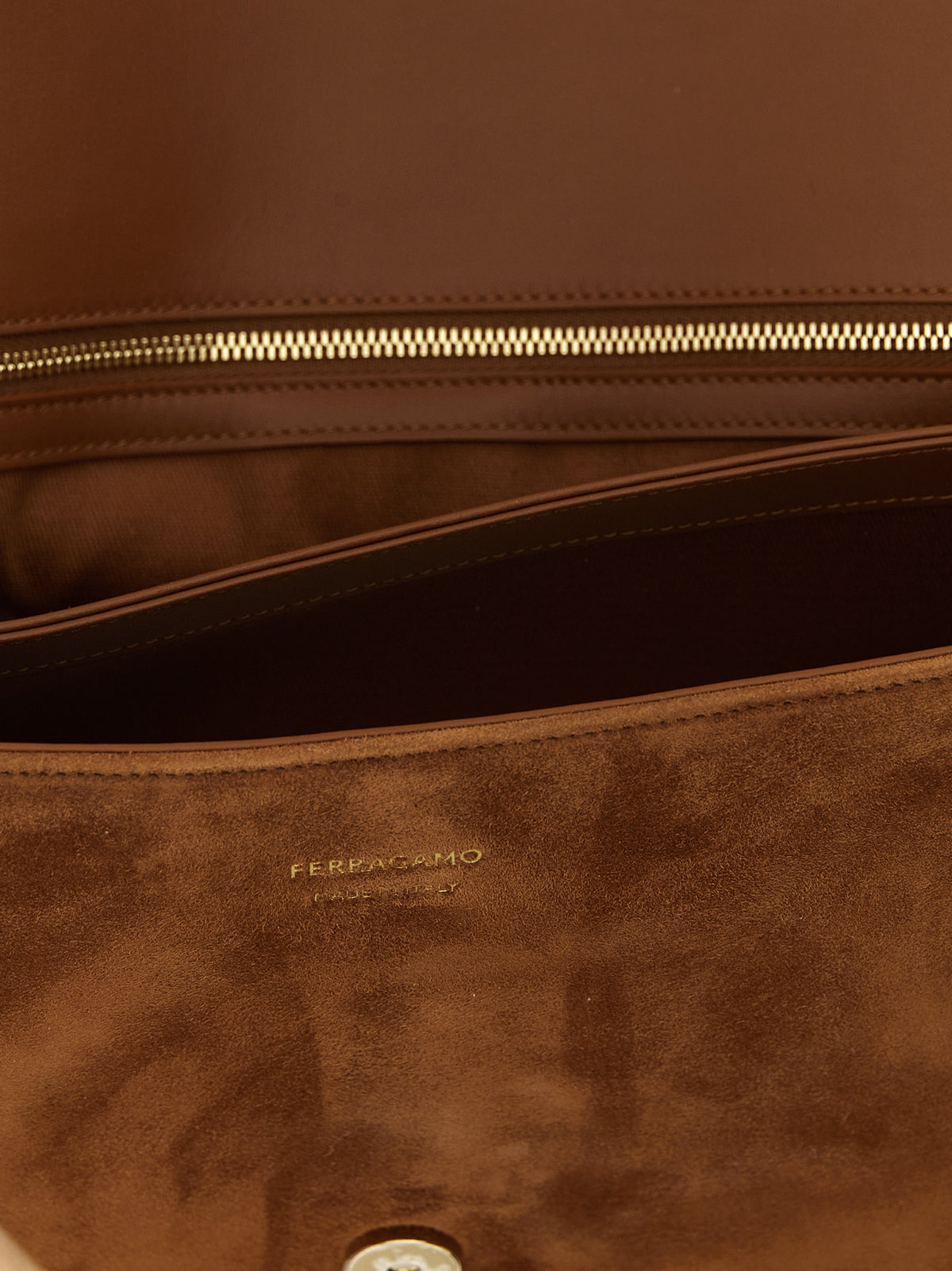 Brown Goatskin Shoulder Bag