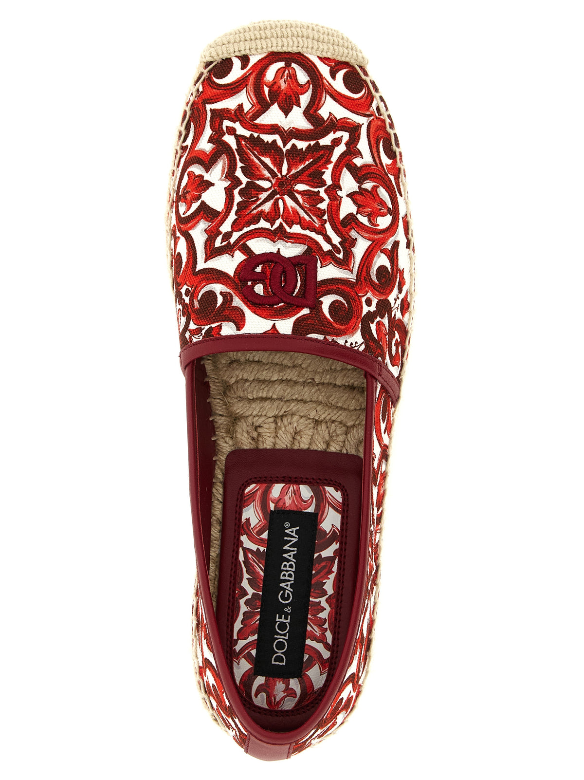 Red Cotton Espadrilles