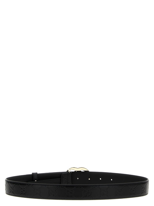 Black Calfskin Regular Belt