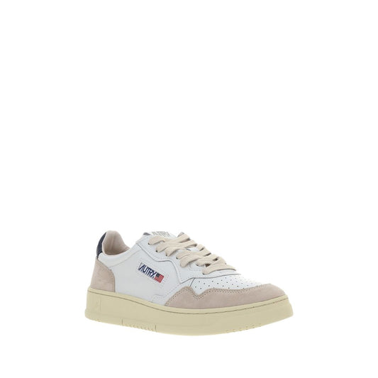 White Calf Leather Bos Taurus Athletic Sneakers