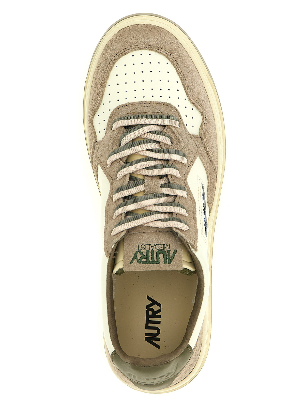 Multicolor Cowhide Athletic Sneakers