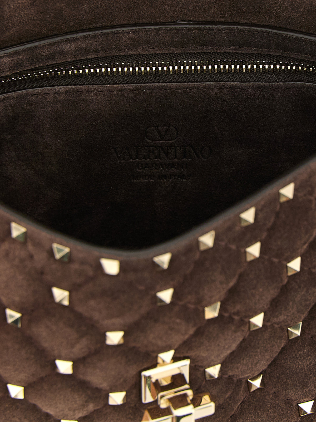 Brown Calfskin Crossbody Bag