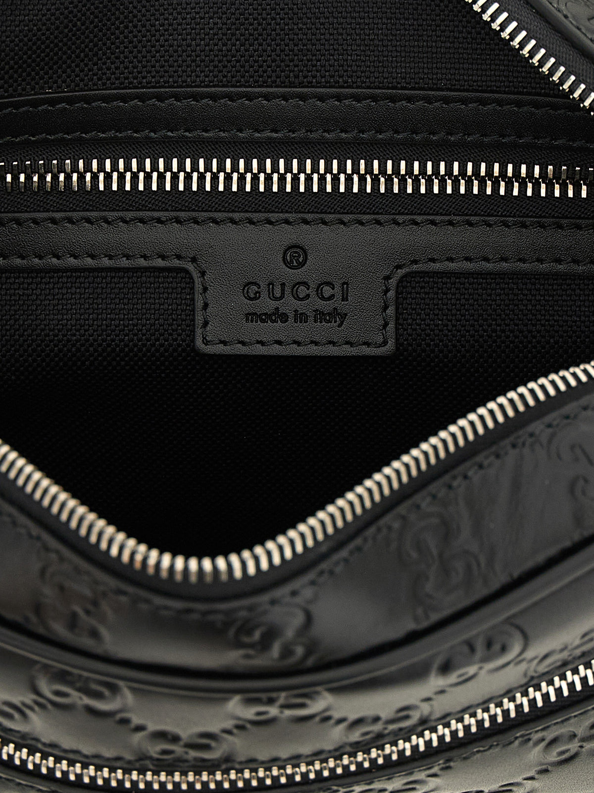 Black Calfskin Crossbody Bag