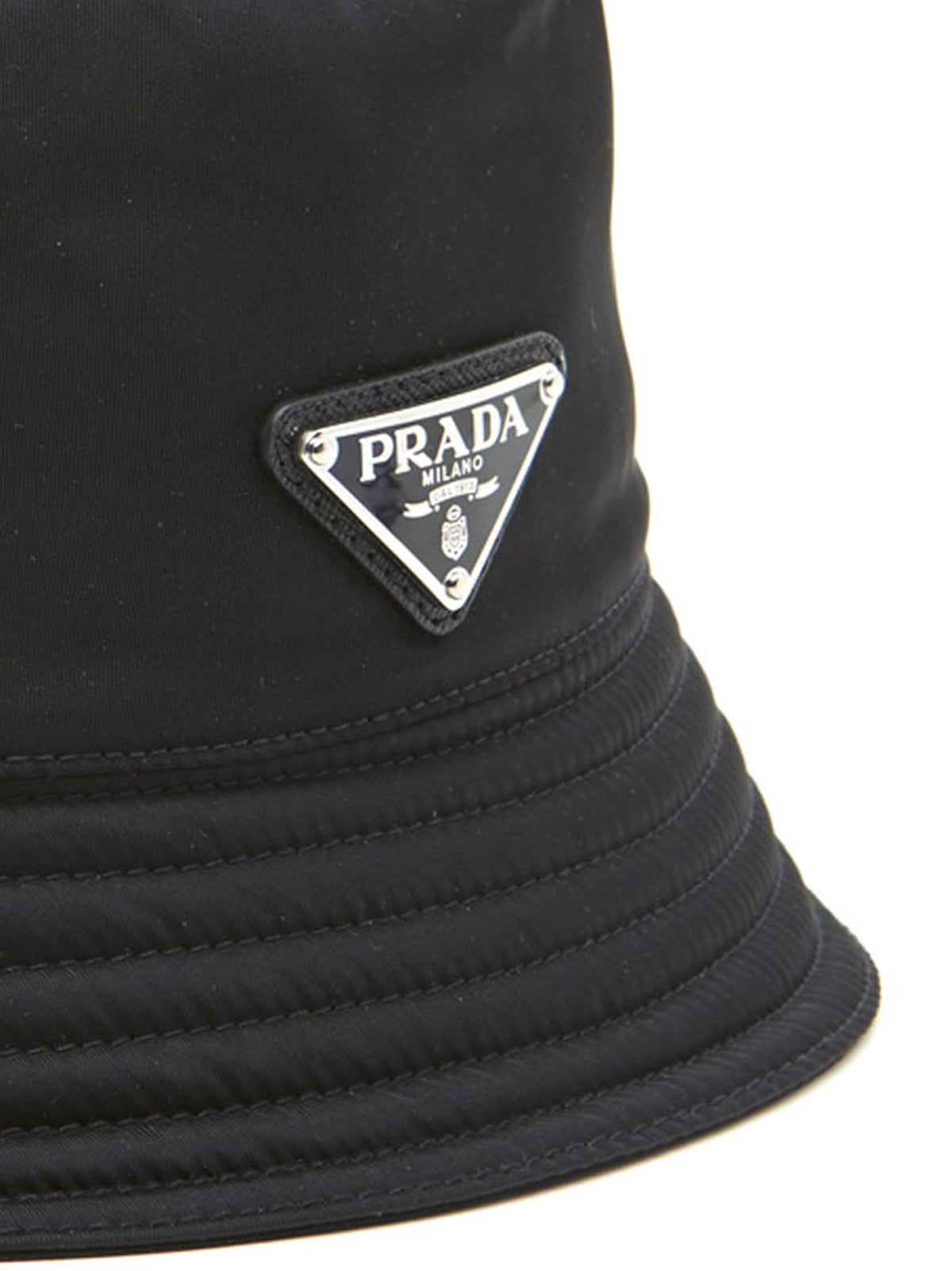 Black Nylon Bucket Hat