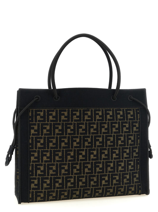 Brown Cotton Tote Bag
