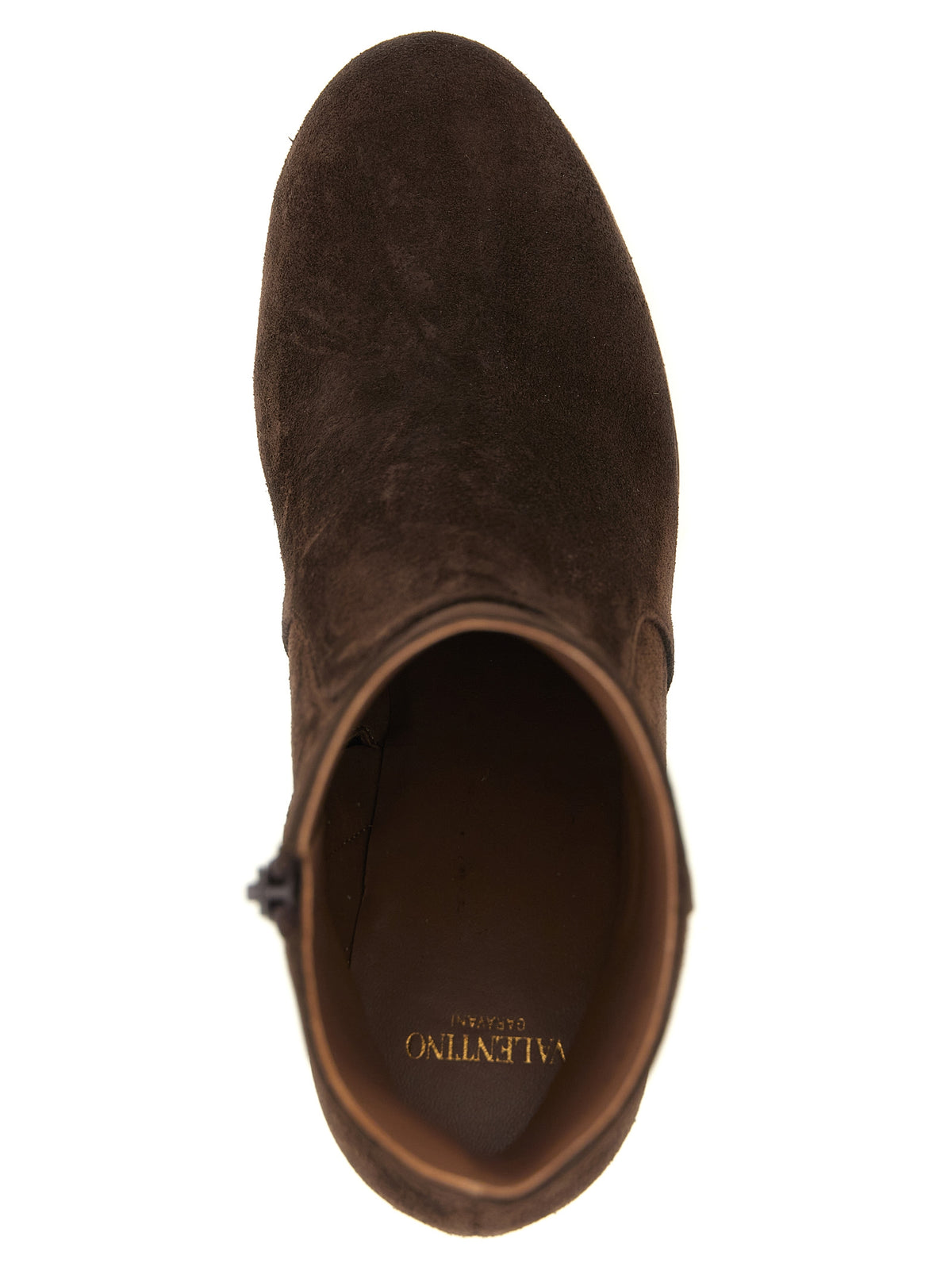 Brown Calfskin Ankle Boots