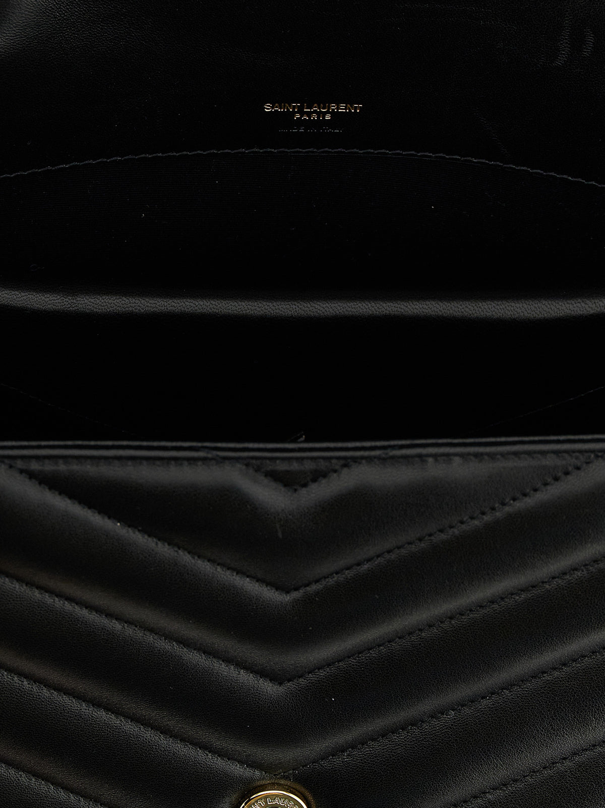 Black Lamb Leather Shoulder Bag