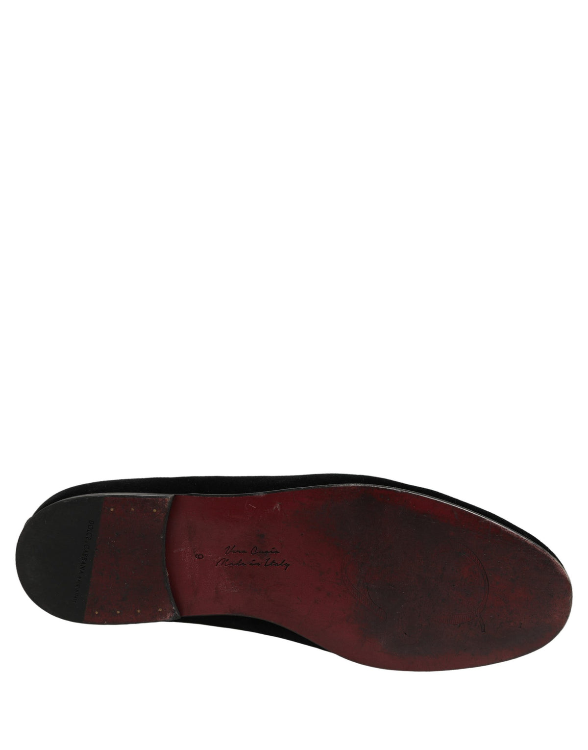 Black Crown Embellished Men Loafers Shoes