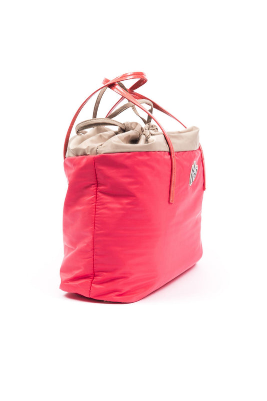 Red Polyester Women Shoulder Bag