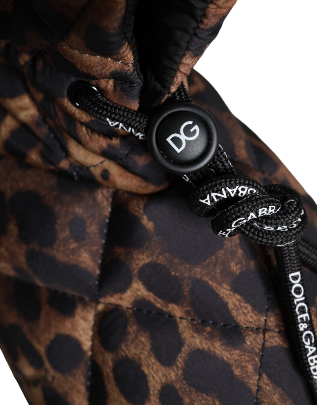 Brown Leopard Ankle Boots Padded Shoes