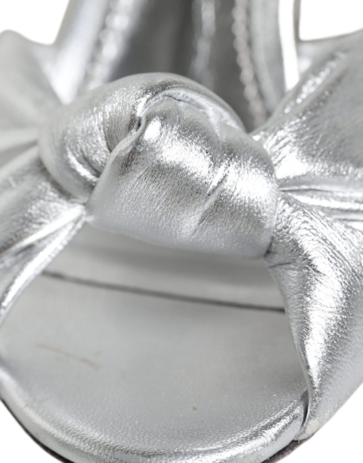Silver Mirror Heels KEIRA Sandals Shoes