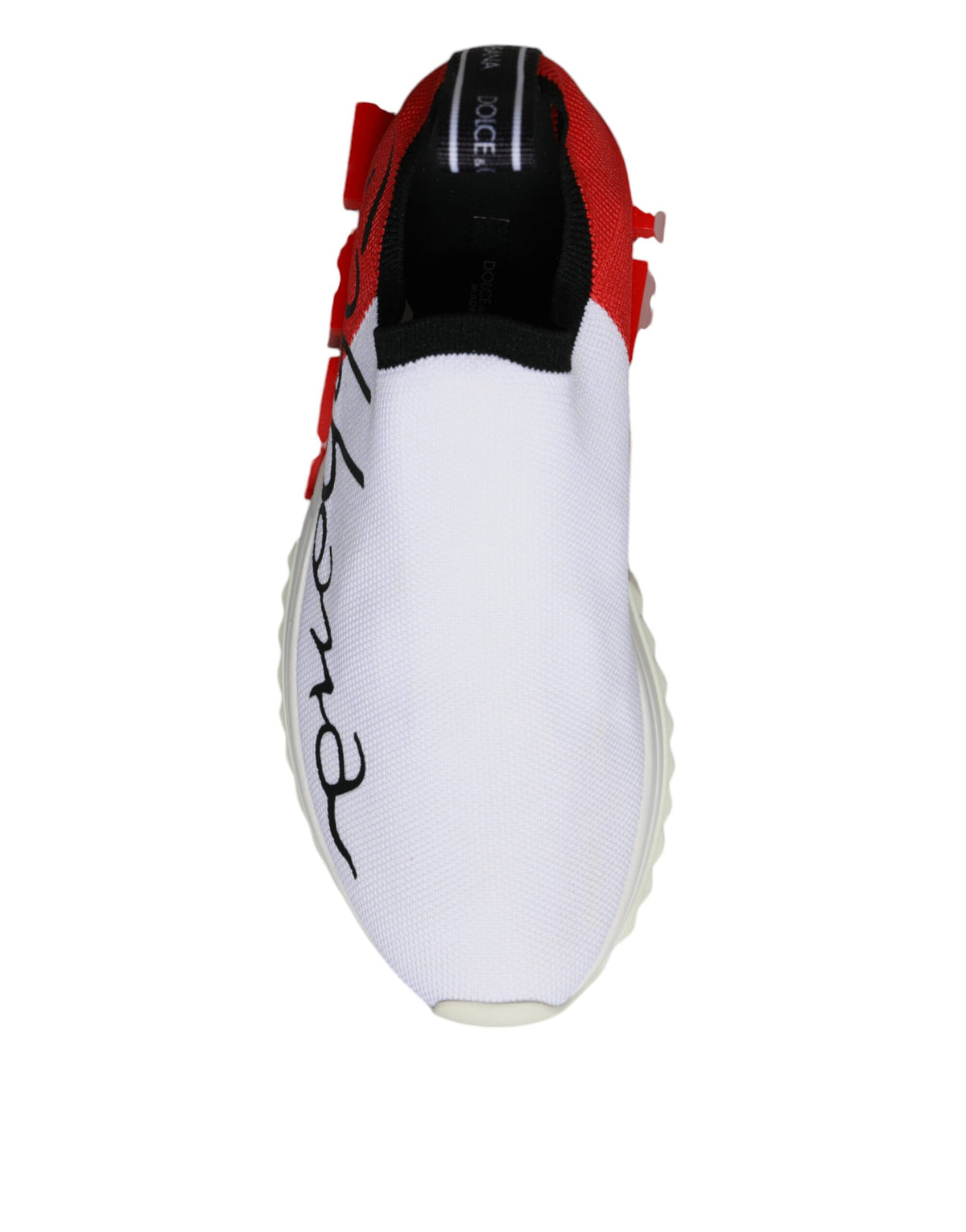 White Red Low Top Sorrento Men Sneakers Shoes