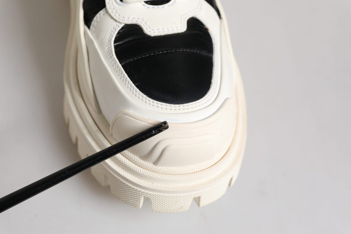 White Padded Mid Calf Lace Up Boots Shoes