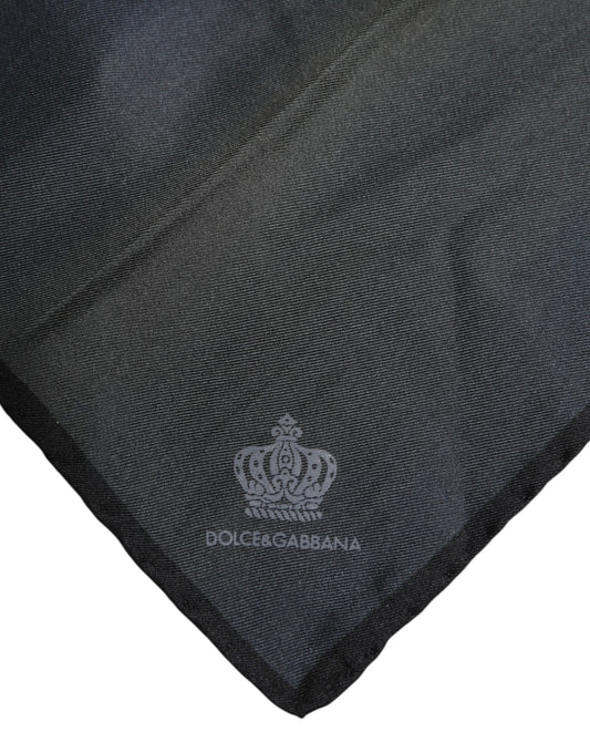 Sininen DG Crown Silk Square miesten huivihuivi