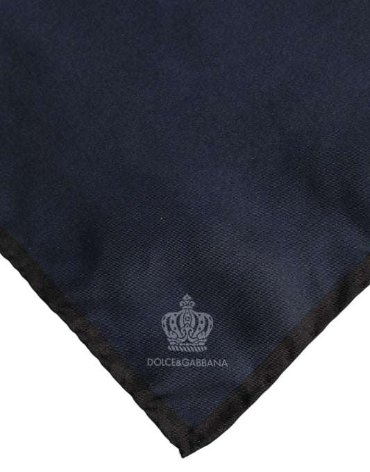 Sininen DG Crown Silk Square miesten huivihuivi