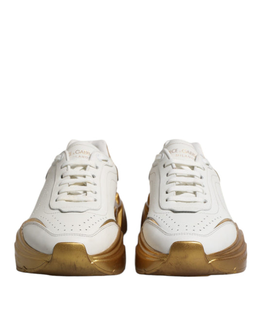 White Gold Daymaster Low Top Sneakers Shoes