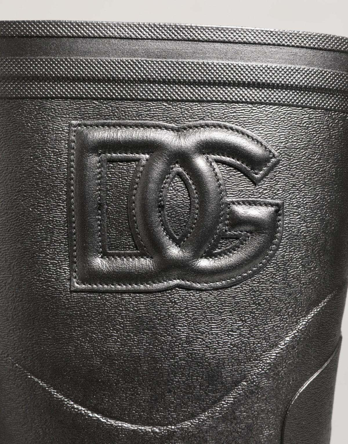 Black Argento Pull On Rain Boots Shoes