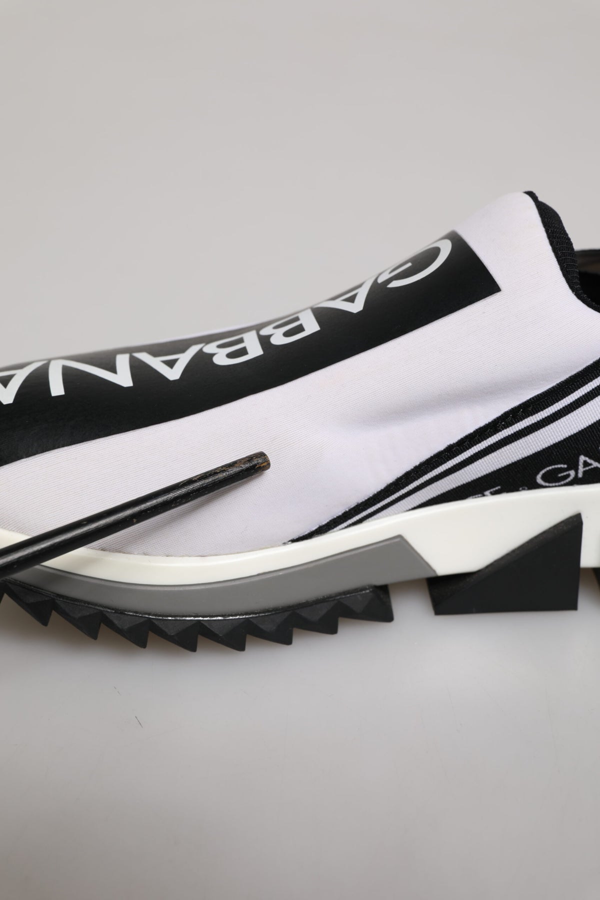 Black White Slip On Sorrento Sneakers Shoes