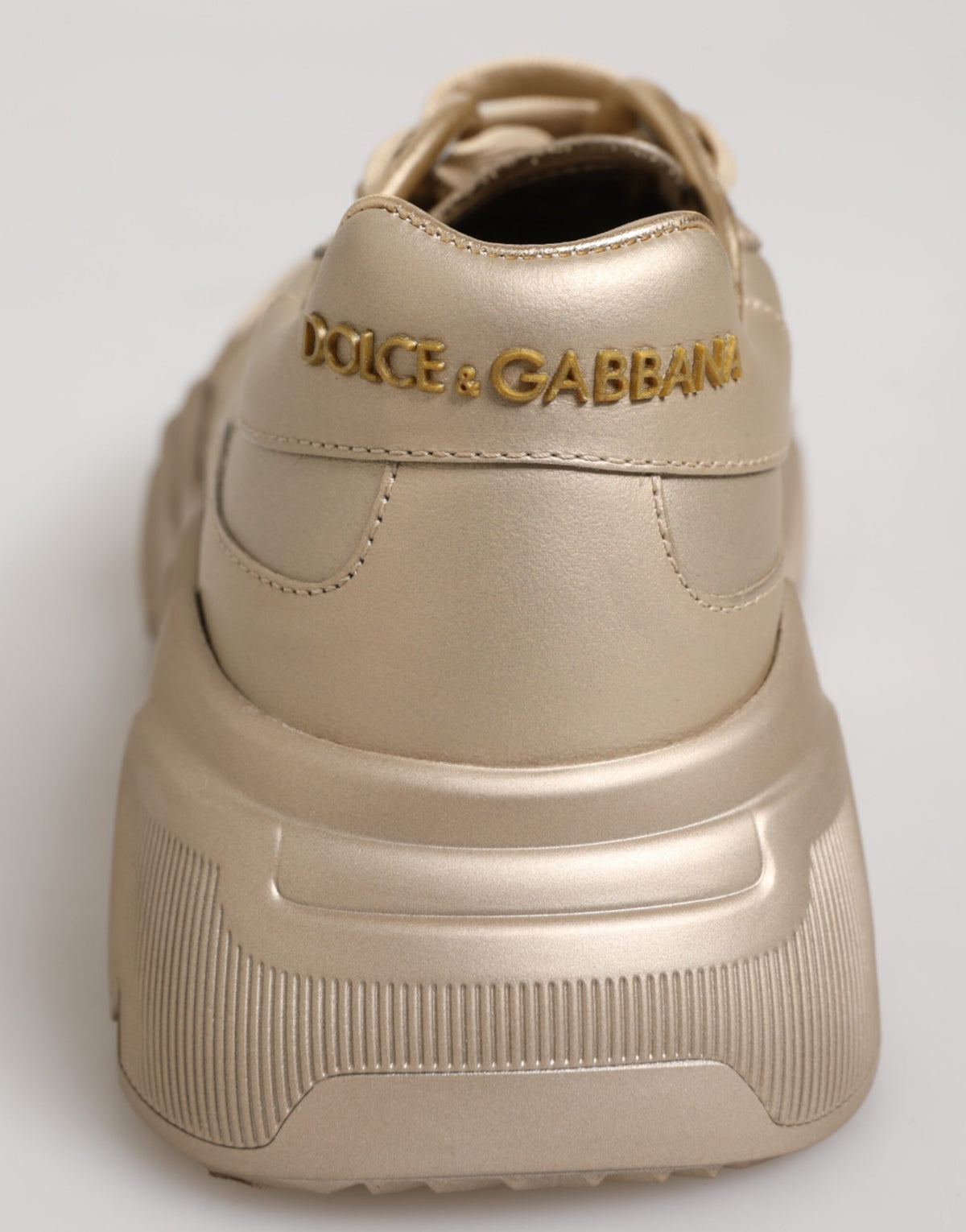 Gold Leather Daymaster Women Sneaker Shoes