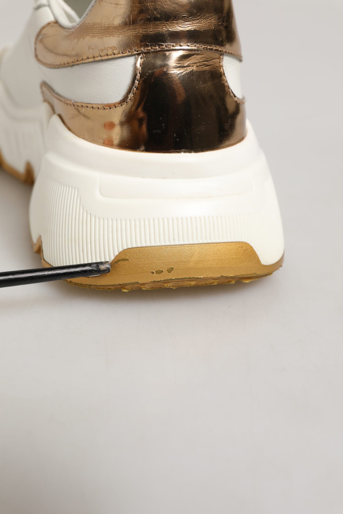 White Gold Daymaster Low Top Sneakers Shoes