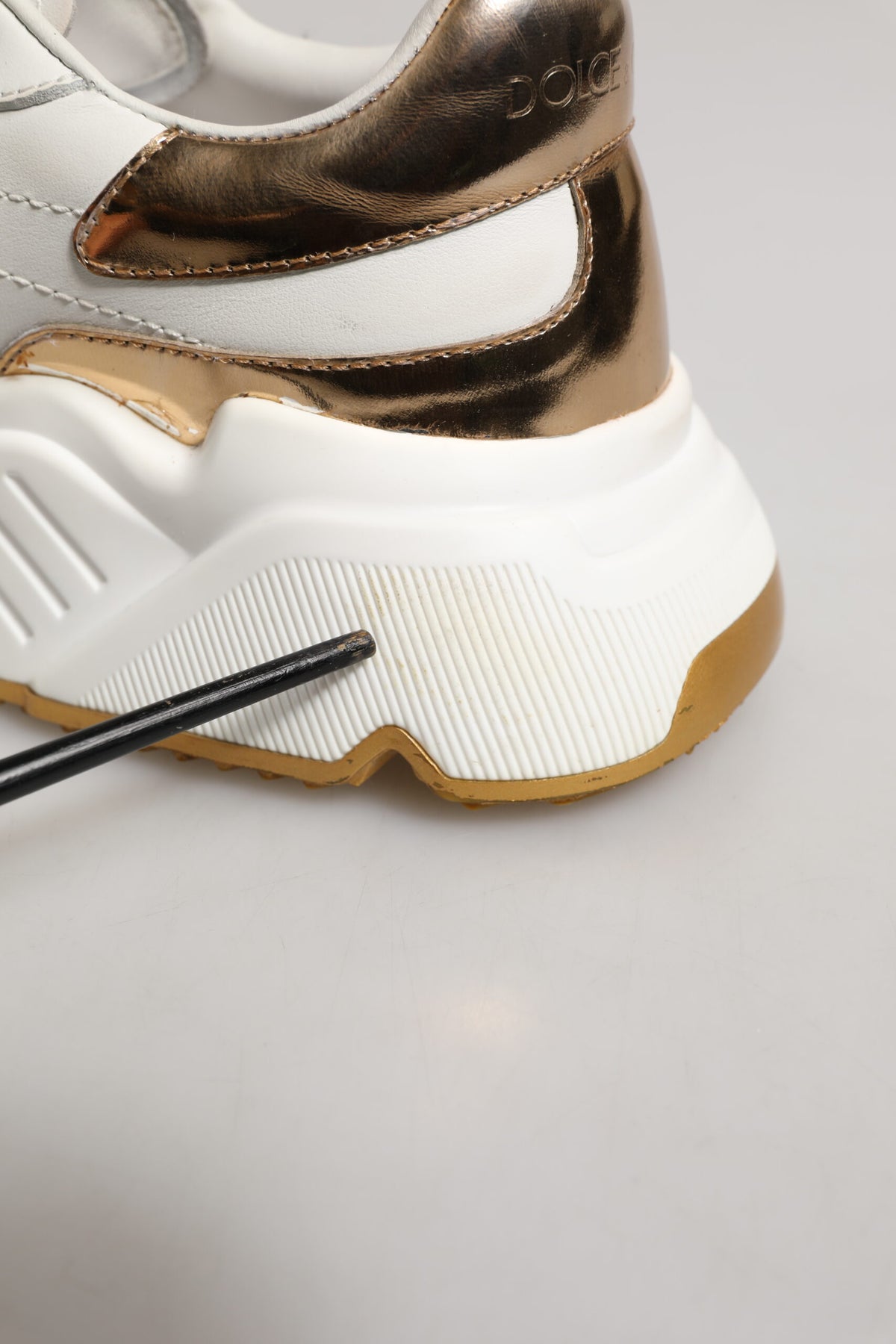 White Gold Daymaster Low Top Sneakers Shoes